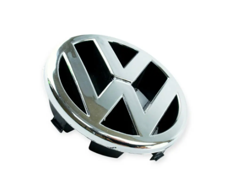 эмблема реш. Volkswagen Golf 4 Ø 11,5см, пластик, хром