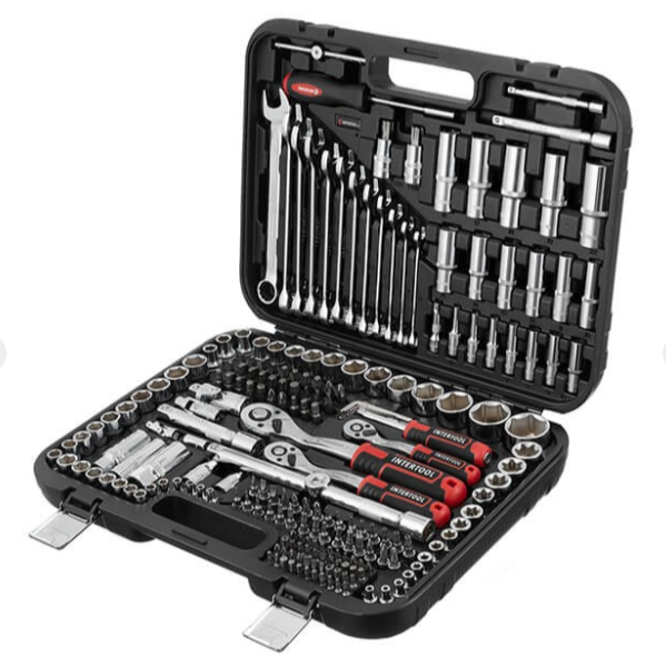 набор инструмента 1/2",1/4",3/8"  219 шт  с битами PROFI  Тайвань Storm