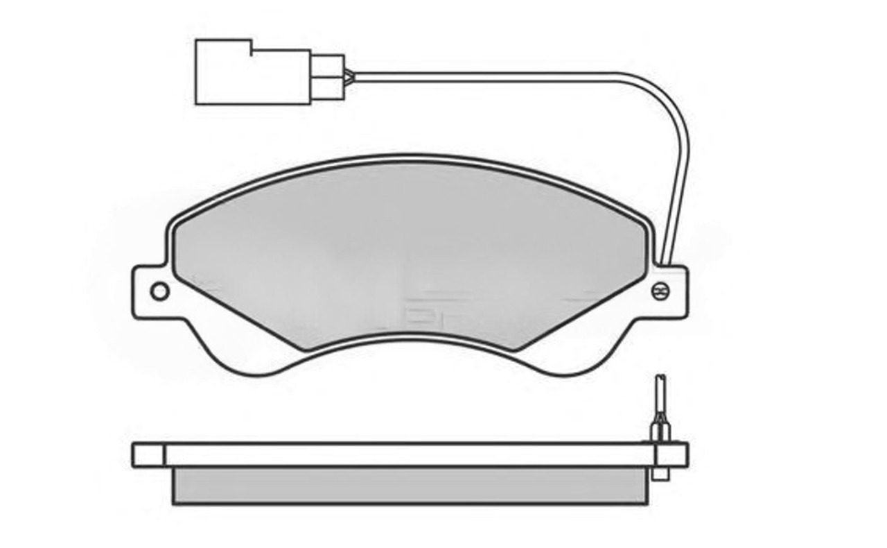 колод.торм. пер. Ford Transit 06-> пер.привод  (MEYLE)