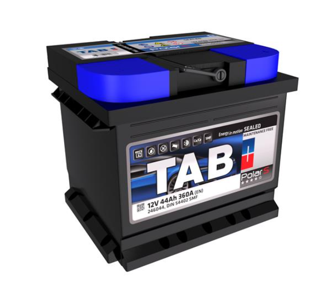 АКБ TAB POLAR S, R"+" 44Ah, En360 (207 x 175 x 175) правый "+", днищевая планка:b13