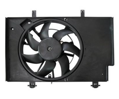 вент. радиатора Ford B-Max 1.4-1.6i/D 12->, Fiesta 1.2-1.6i/D 08-> (c дифузором)  (HART)