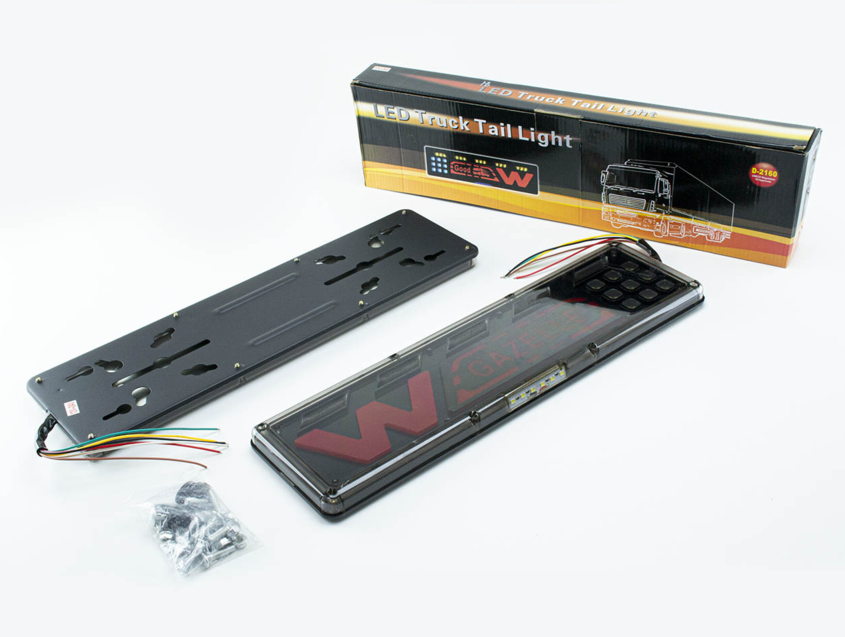 фонарь задн.грузовой, прицепы LED 46см GAZELL 12-24V