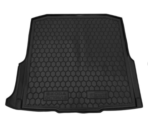 коврик багажника Skoda Octavia A7 2013-2020 универсал, с боксом усиленный