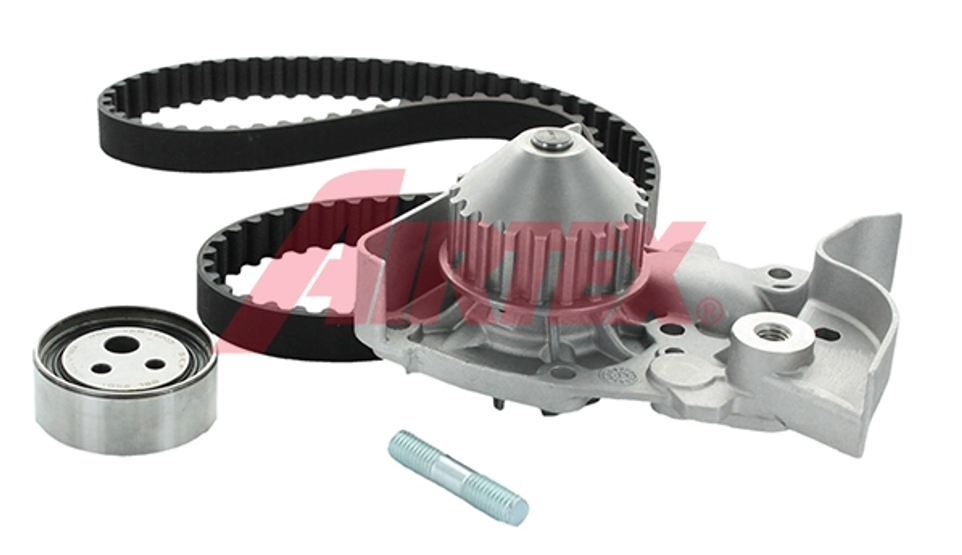 ремкомплект ГРМ (ремень+ролики+помпа) Renault Kangoo, Megane I, Clio II 1.4i  (AIRTEX)