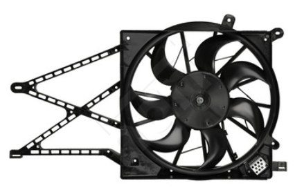 вент. радиатора Opel Astra G, H (98-10)  (HART)