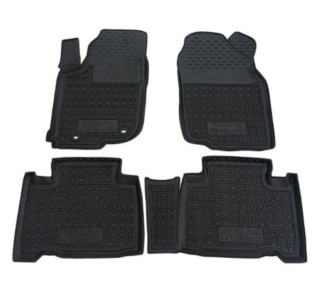 коврики салона Toyota Rav 4 2016-2018 (Hybrid) борт 2,5см, с перемычкой