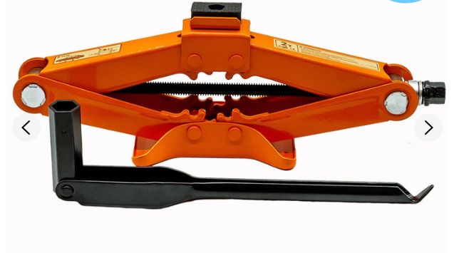 домкрат ромбовый  2Т    120-413мм  резиновая опора, усиленный, ручка-Ford Elegant