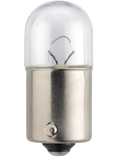 лампа A 12V R10W BA15s PHILIPS (пара) 12814B2 - зображення 2