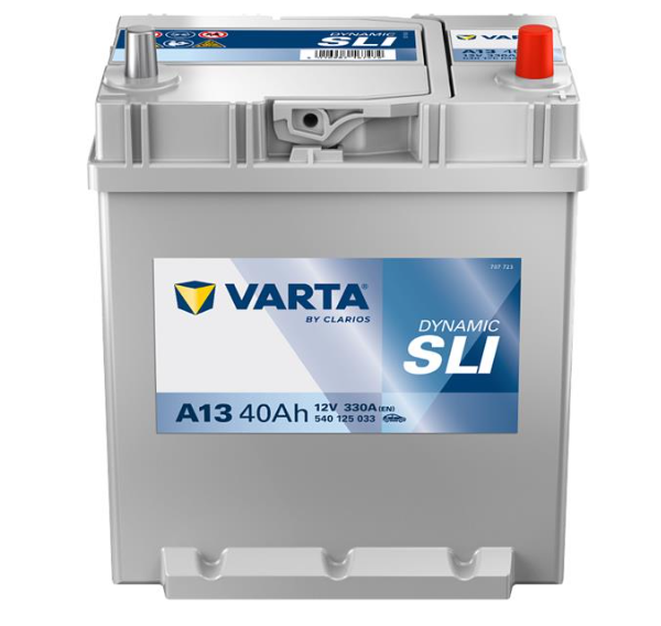 Аккумулятор VARTA BLUE DYNAMIC 40Ah, EN 330, правый "+" 187x127x227(ДхШхВ) Japan | 6СТ-40 АзЕ (A13)