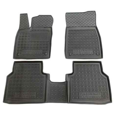 коврики салона VW ID.4 X 2020-> борт 2,5см, MOD с перемычкой