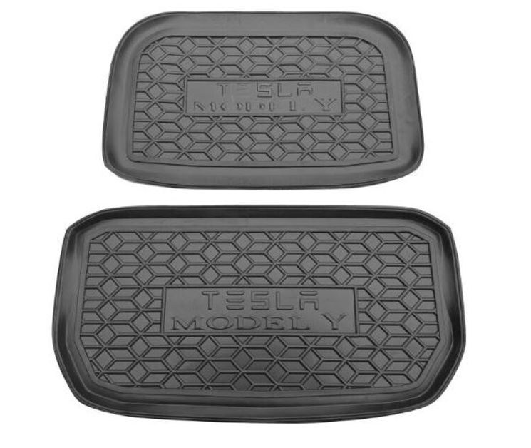 коврик багажника Tesla Model Y 2020-> задний + передний