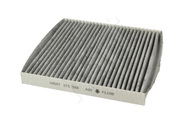 фильтр салона Renault Twingo, Smart Fortwo 14-> угольный  (HART)