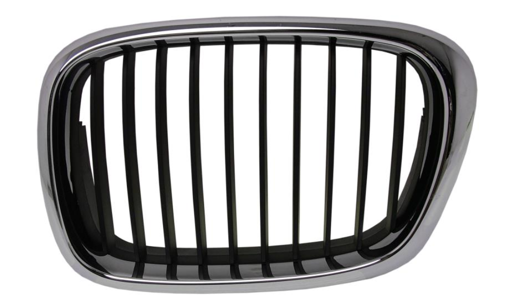 Решітка ліва чорний с хром. рамкой 9/00-