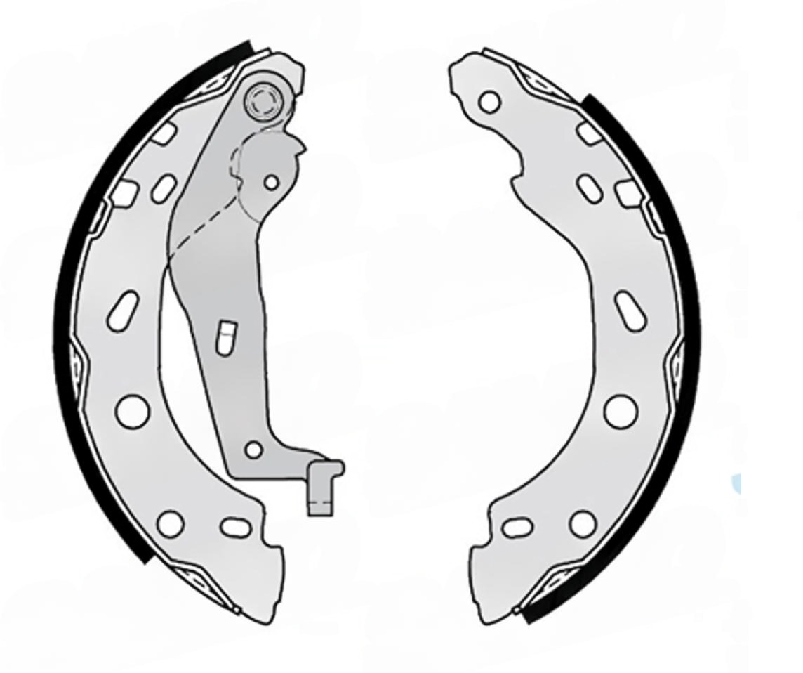Колодки гальмівні барабанні