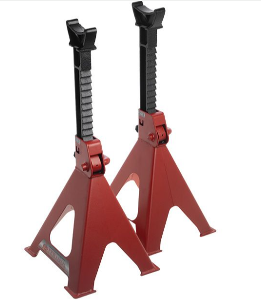 подставка под машину регулируемая  6T (390-600мм) к-т 2 шт Intertool