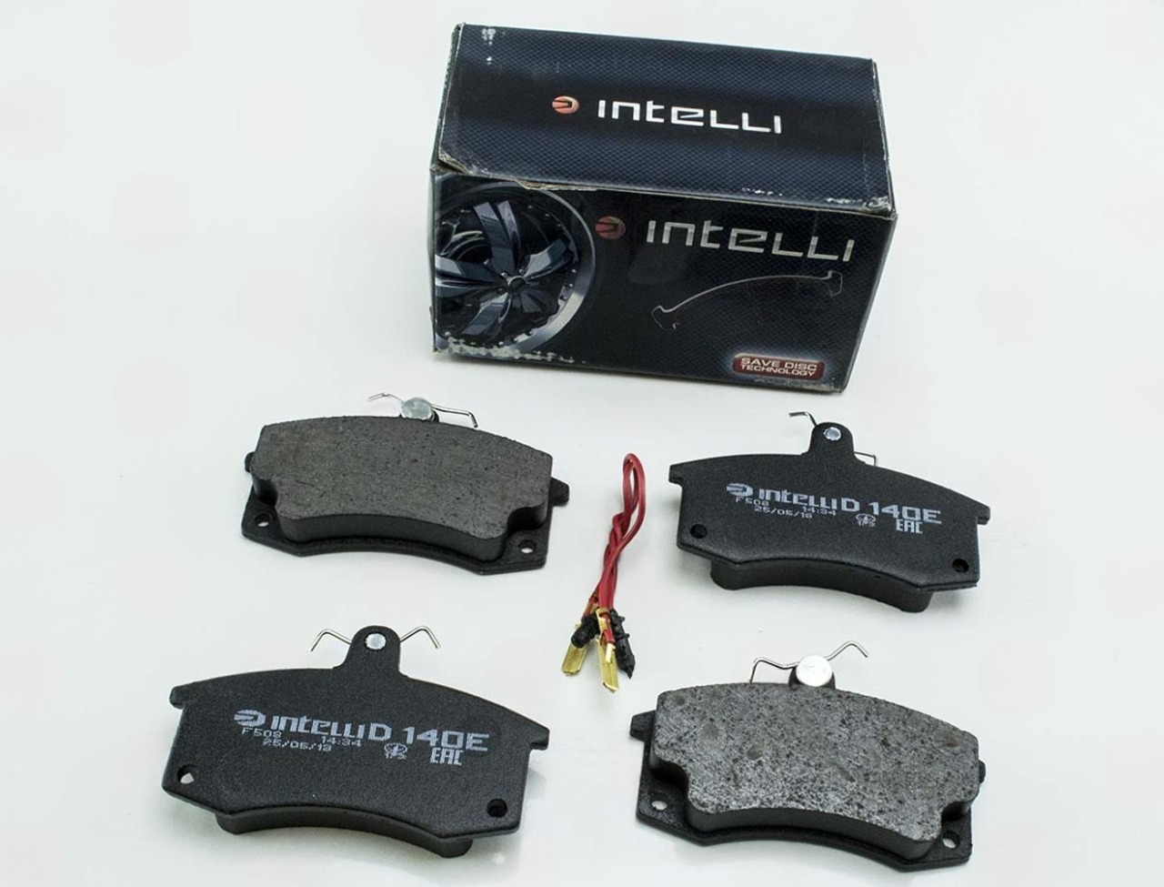 колодки торм.перед. 2110 (Dafmi Intelli - мягк) D140EI электрон.датчик