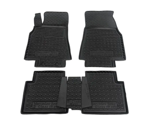коврики салона Mercedes W245 2005-> (B-class)  борт 2,5см, с перемычкой