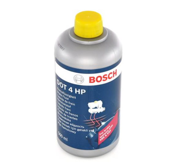 жидкость торм. 0.5л  "DOT-4 HP"  Bosch (ABS & ESP)