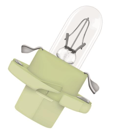 лампа БЦ 12V 2W Bax8.4d OSRAM c патроном