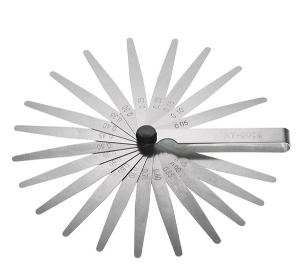 щуп клапанов (к-т) 20 размеров (0.05-1.0мм)