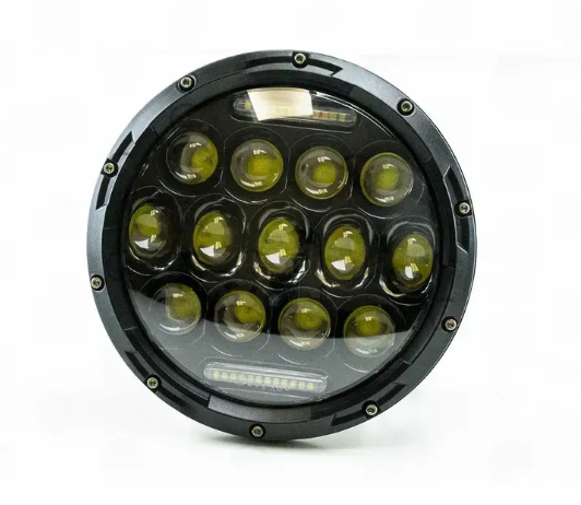 фара 2101-2121 LED (178мм 7") 75W + LENS.+ ДХО  шт.