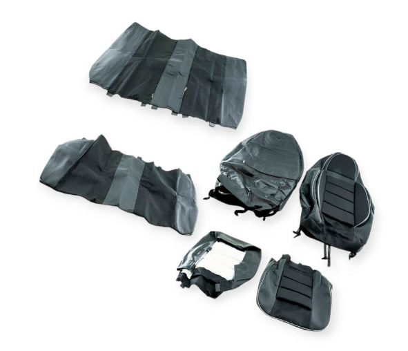 чехлы салона универс. Universal B "пилот LUX" серые  комбинированные