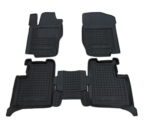 коврики салона Mercedes X164 (GL-class) 2006->  борт 2,5см, с перемычкой