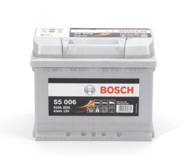 Аккумулятор BOSCH  63Ач 610А S5 (L2) (1) (2 года гар)