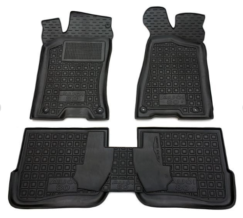 коврики салона Audi  80 (B4) 1991-1995  борт 2,5см, с перемычкой