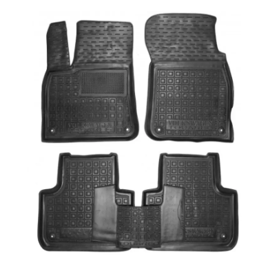 коврики салона VW Touareg 2018-> борт 2,5см, с перемычкой