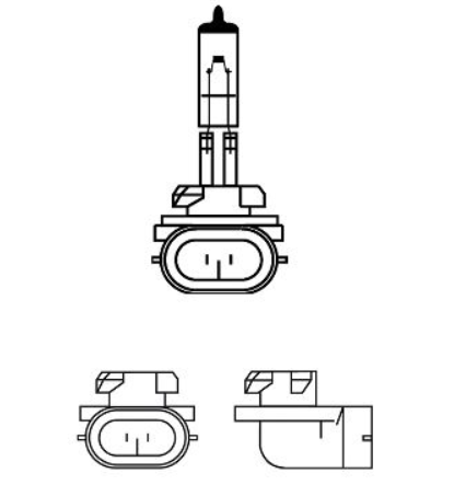 лампа H27/2 12V 27W  PHILIPS 12060C1 - зображення 3