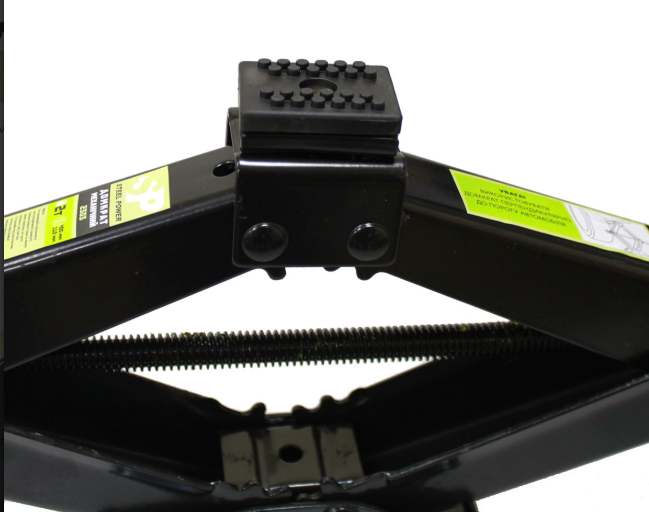 домкрат ромбовый  2Т    110-400мм  резиновая опора Steel Power SPR 2303 - зображення 2