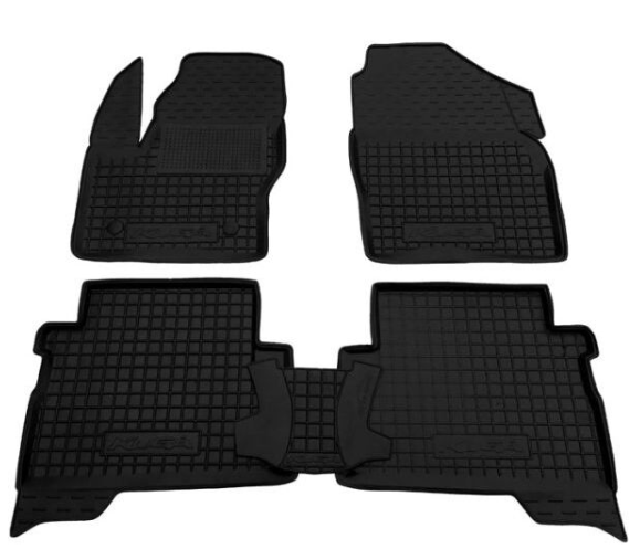 коврики салона Ford Kuga II 2013-2019  борт 2,5см, с перемычкой