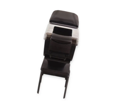 подлокотник - универсальный пластик/кожзам Vitol сдвижной пепельница подстаканник черный HJ48015B - зображення 4