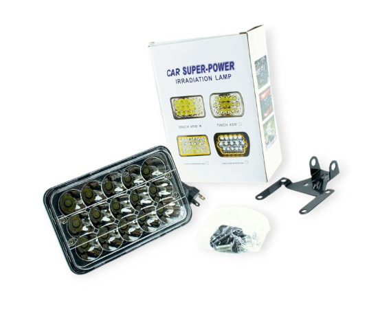 фара дополнительная LED  прямоуг. 170х105х50(Д/В/Ш) 45W 15 SMD дальний