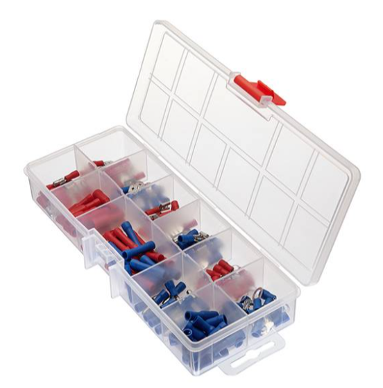 наконечник провода  набор 144шт с кембриком Intertool