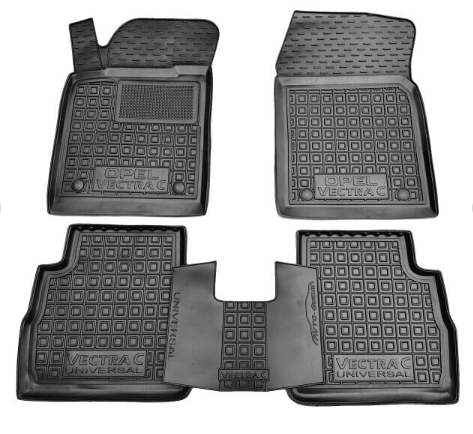 коврики салона Opel Vectra C 2002-2008 универсал MOD борт 2,5см, с перемычкой