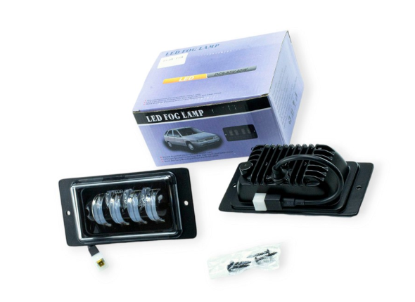 противотум. ВАЗ-2110-15 LED 40W 7 диод. элемент. white+yellow ( метал. корп,) (пара)