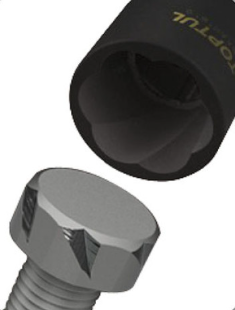 Головка для пошкоджених гайок 1/2" 19мм BAAK1619 - зображення 2