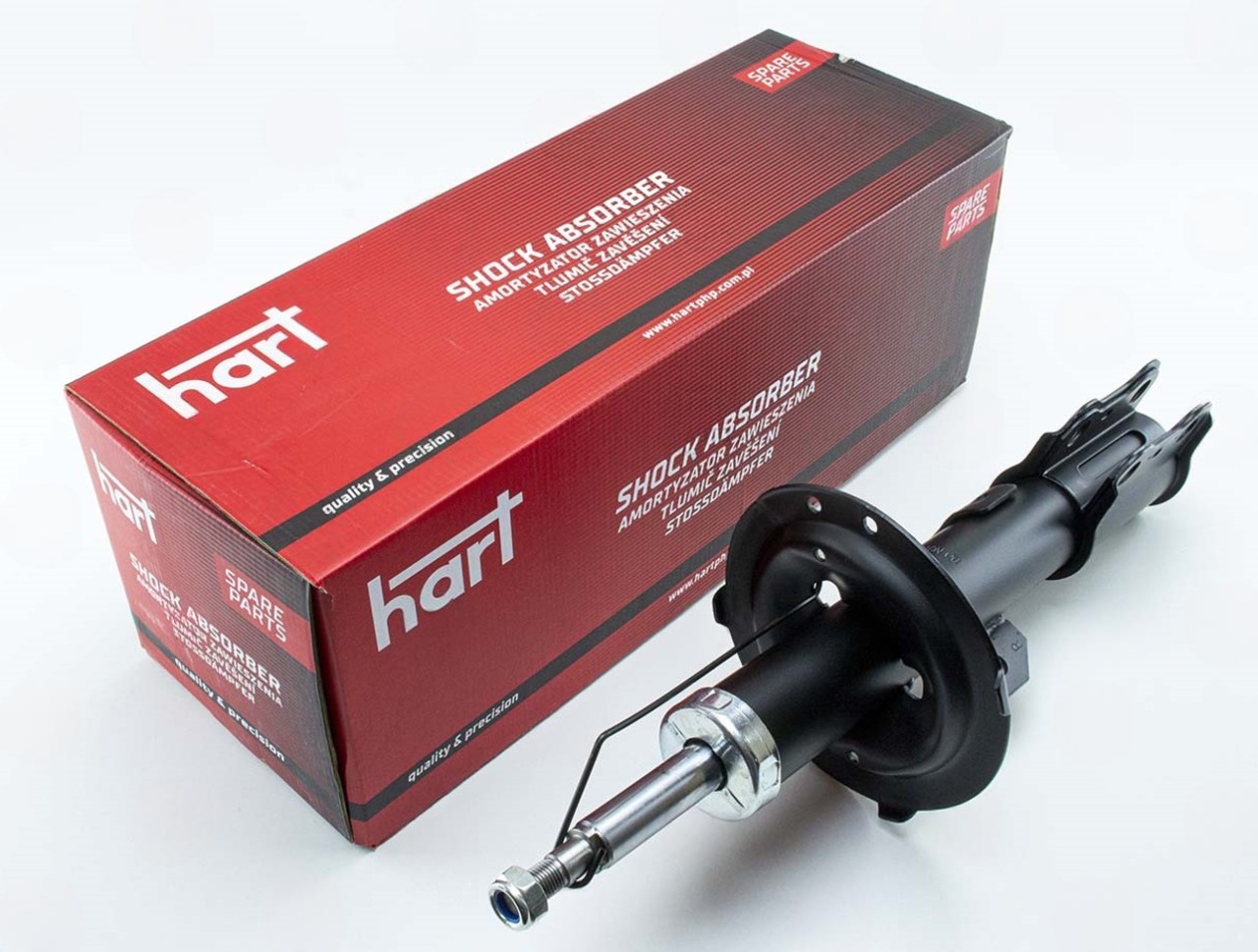 амортизатор пер. Toyota Avensis Verso правая R <-09  (HART)