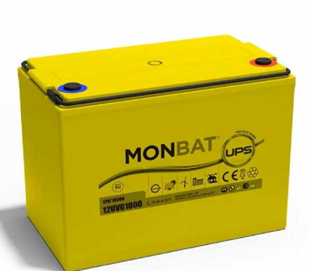 Аккумулятор стационарный 100Aч 12v MONBAT CARBON GEL HIGH RATE POWER UPS SERIES