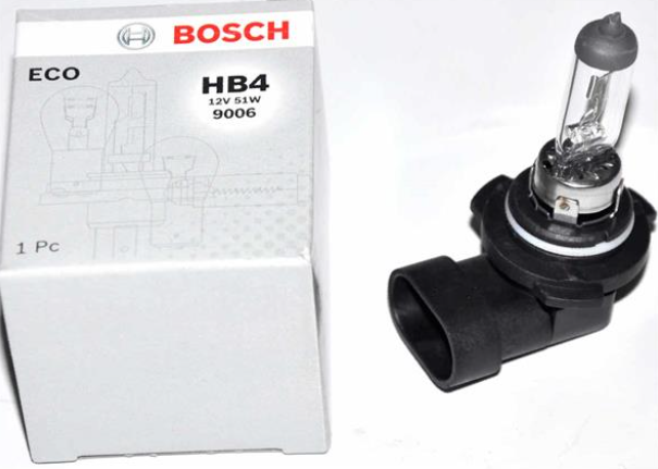 лампа НВ4 12V 51W BOSCH Eco
