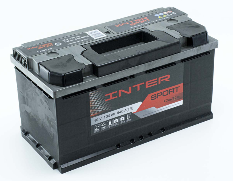 Аккумулятор  INTER 100Ач 820A SPORT (L5) (0) Евро правый +