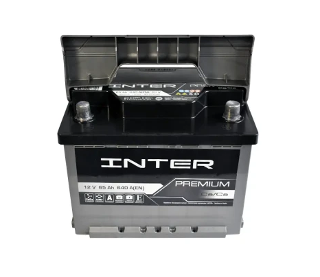 Аккумулятор  INTER  65Ач 650A limited edition (L2) (0) Евро правый + 314804 - зображення 2