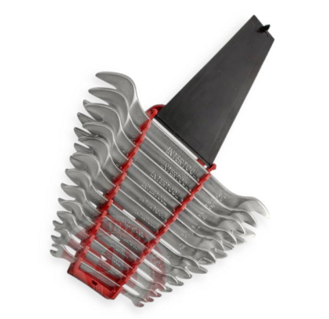 набор ключей рожковых  6-32 мм  12 шт (планшет) CrV Satine HT-1003 - зображення 2