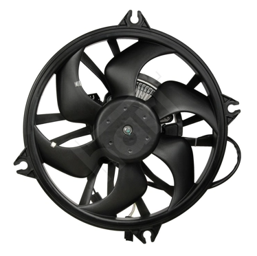 вент. радиатора Citroen C5, Peugeot 407 04->  (HART)