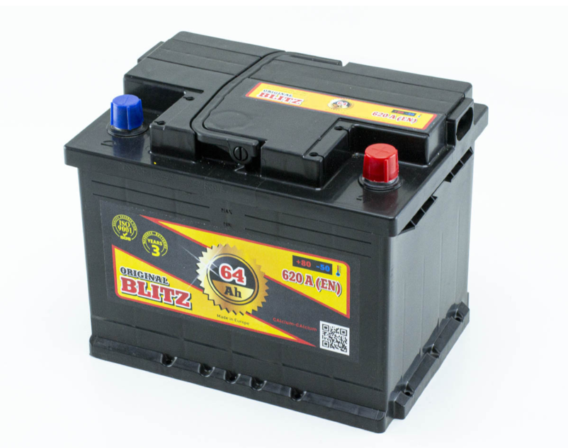 Аккумулятор Blitz  64Ач 620А Black (L2) (0) (2 года гар) прав +