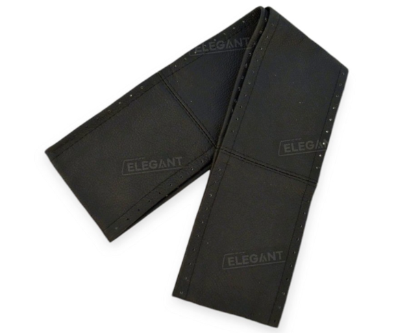 оплетка руля  M  кожа  (37 - 38 см)  черная Elegant  с иголкой