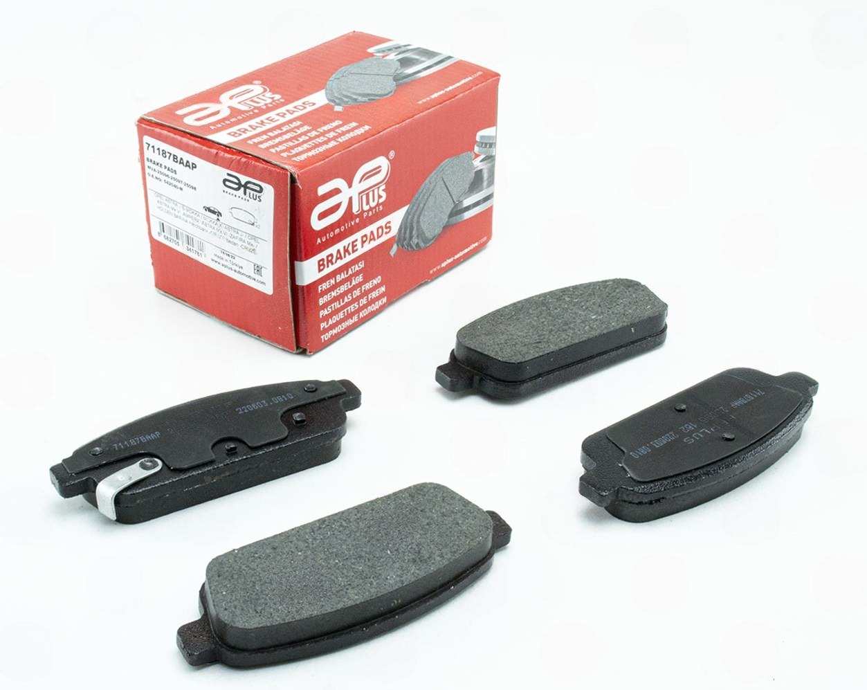 колод.торм. зад. Opel Astra J, Zafira C, Chevrolet Cruze, Aveo T300  (APLUS)