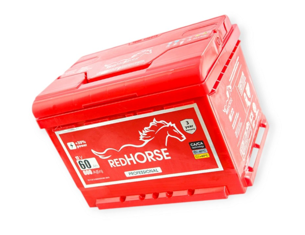 Аккумулятор Red Horse  60Ач 600А professional (L2) (1)